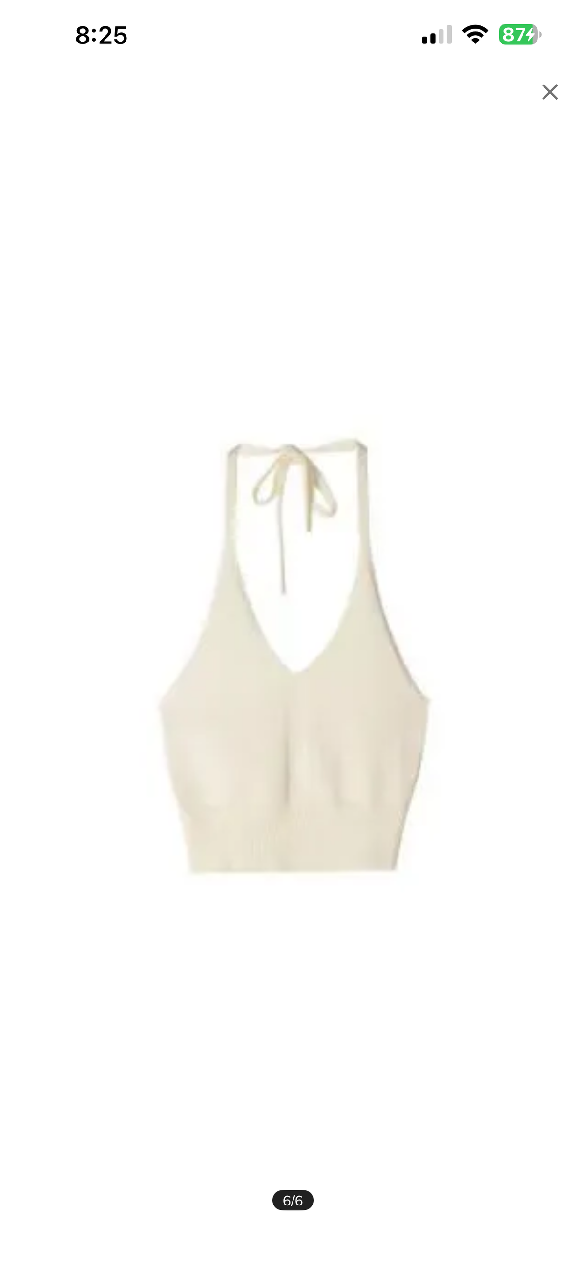 Knitted Halter Crop