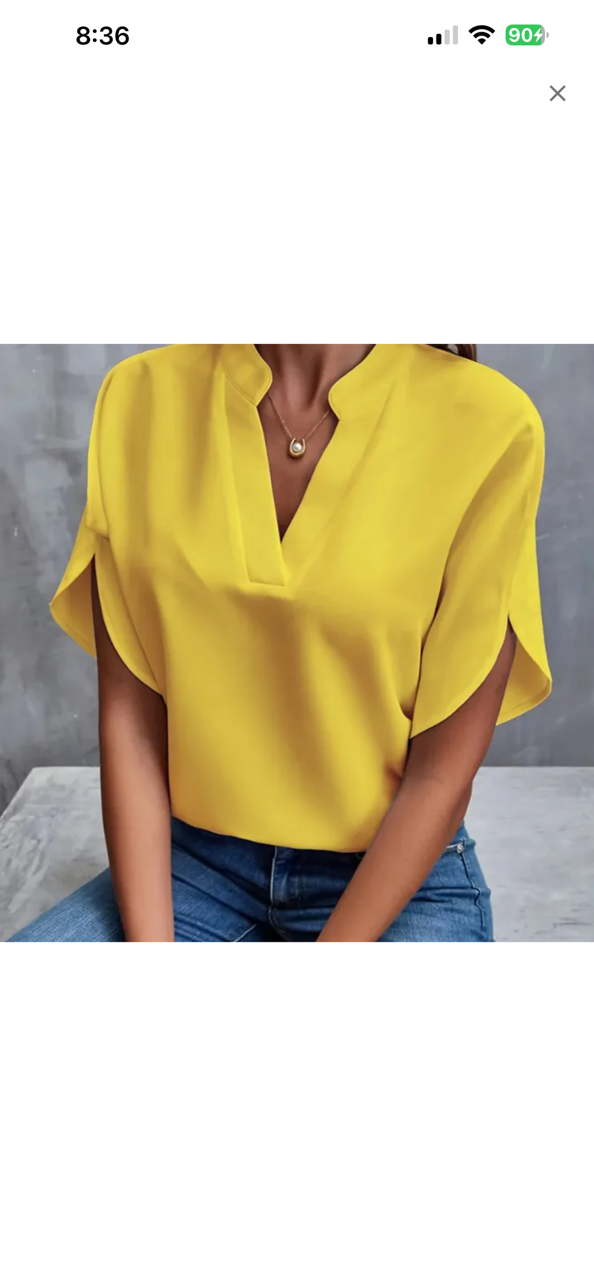 Summer V- Neck Blouse