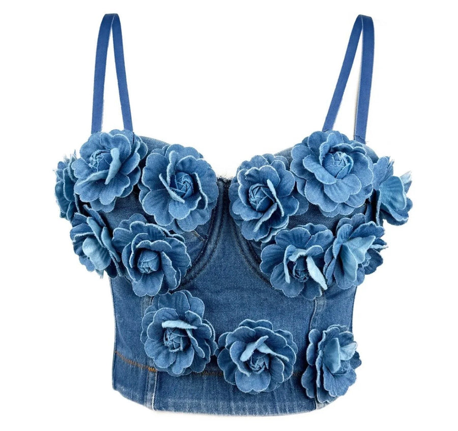 Denim Corset