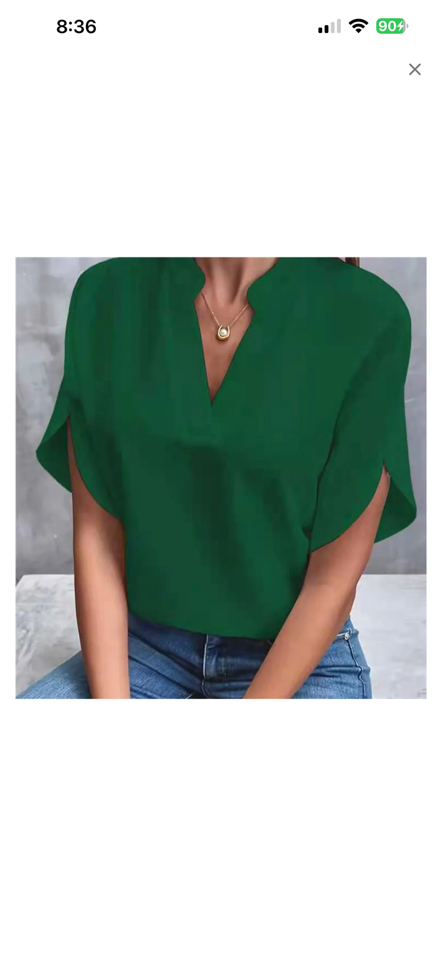 Summer V Neck Blouse