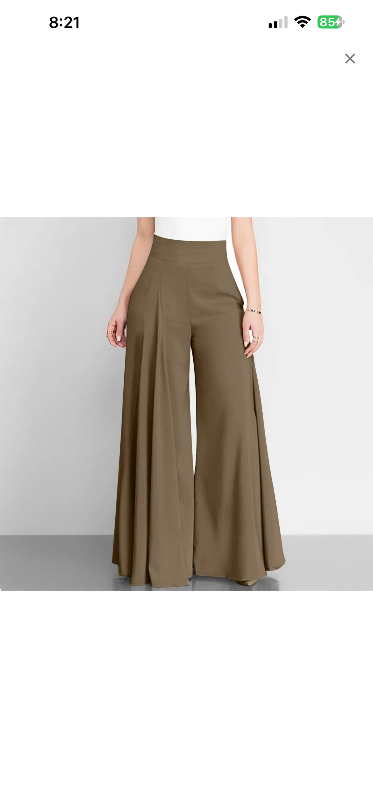 High Waist Long Pants
